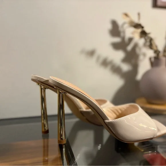 NWOT Anne Michelle Elegant Cream Women's Heels - Picture 6 of 8